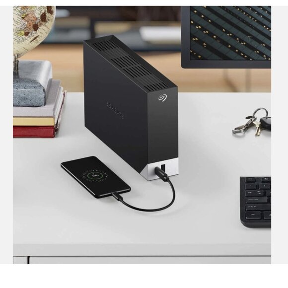 Seagate One Touch 8 TB Hub Desktop External Hard Drive HD USB-C USB 3.0 Ports... - Picture 7 of 10